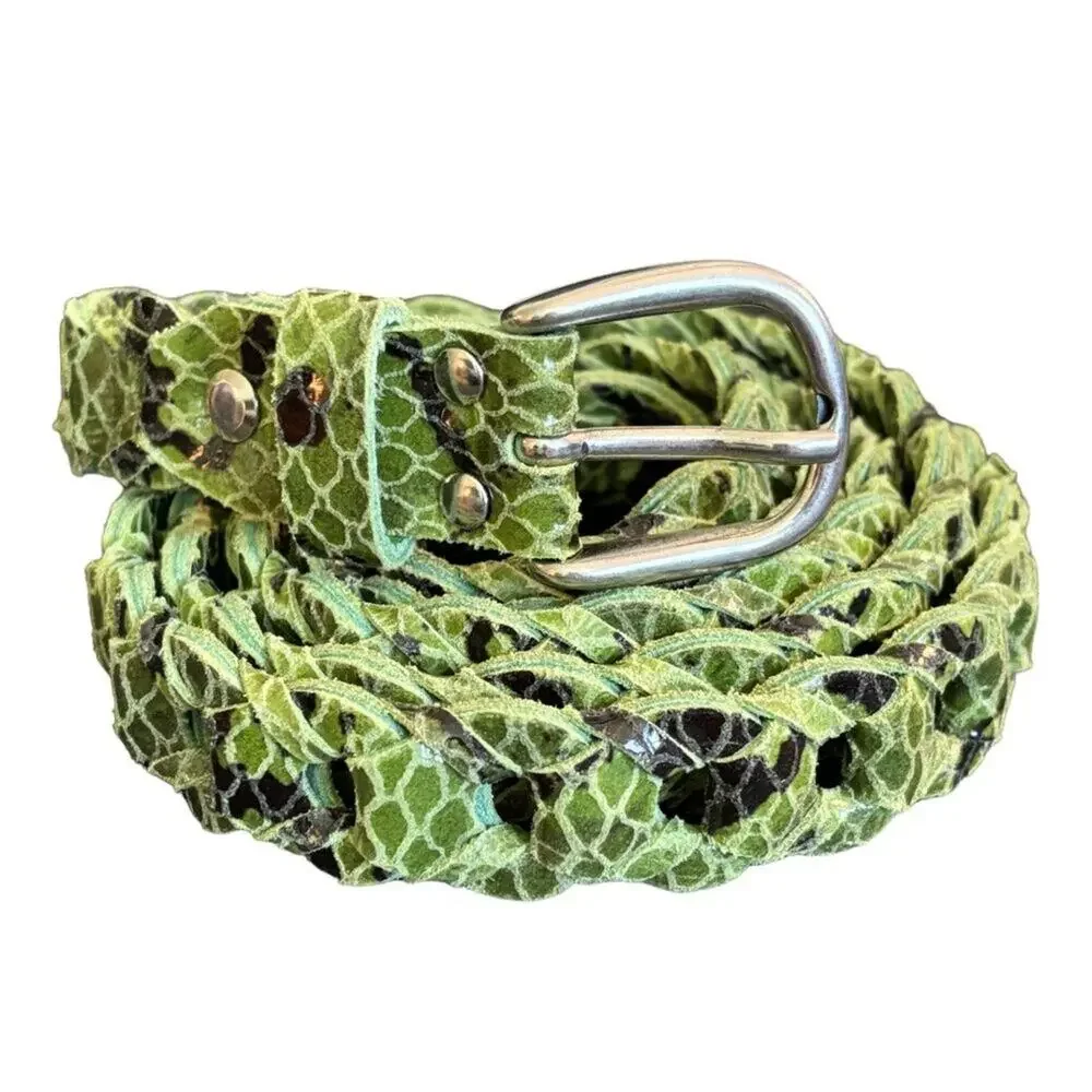 MARIOS snakeskin leather